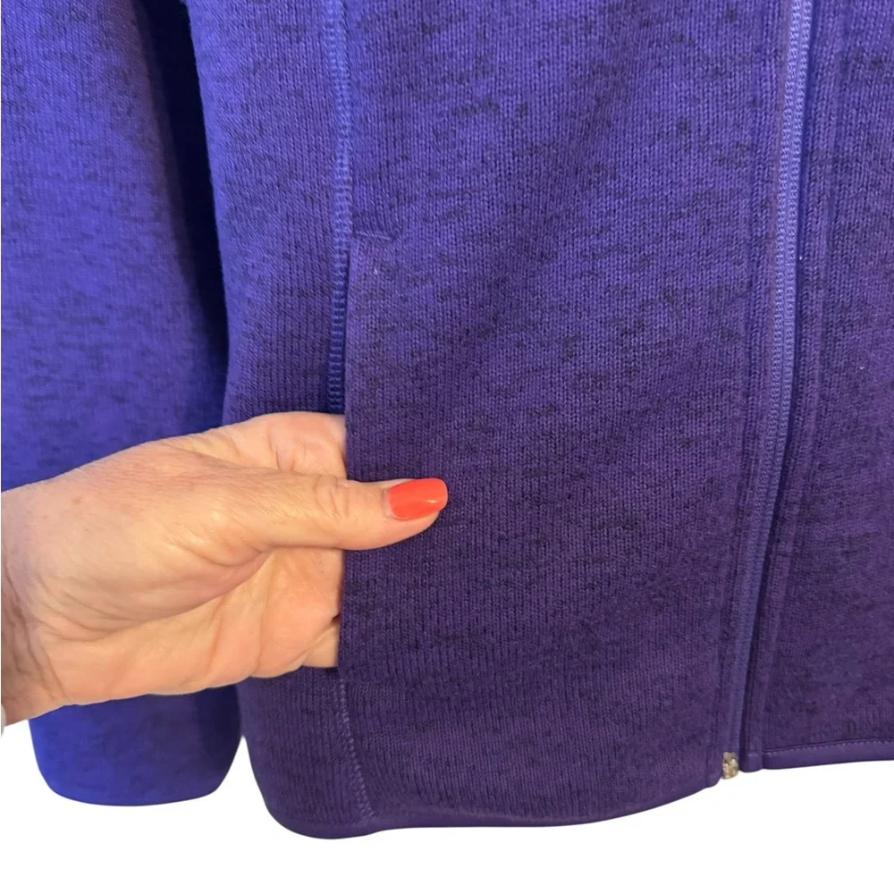 NWT Women's Purple Sweater Jacket  SMALL   #3 - Picture 4 of 11